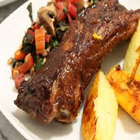 Sticky Ribs With Roast Potato ikon