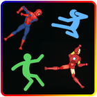 Stick Superhero Fight icône