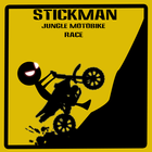 stickman jungle motobike race 图标