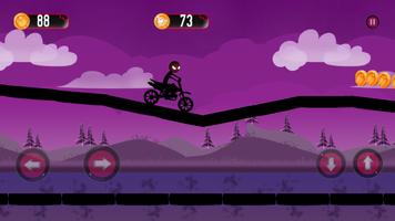 stickman jungle motobike race capture d'écran 1