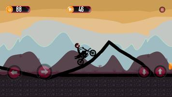 stickman jungle motobike race screenshot 2