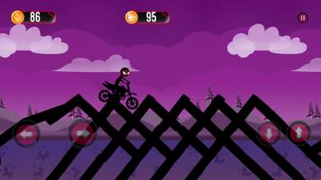 stickman jungle motobike race capture d'écran 3