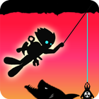 Stickman swing : Rope Swing - Game offline icône