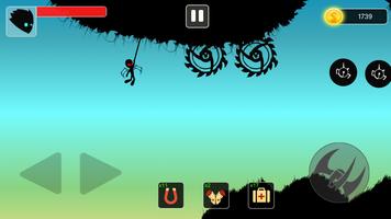 Stickman swing : Rope Swing - Game offline capture d'écran 1