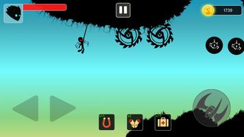 برنامه‌نما Stickman swing : Rope Swing - Game offline عکس از صفحه