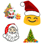 Christmas Stickers Santa Claus-icoon