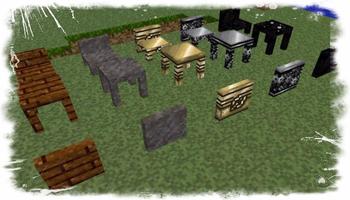 2017 furniture mod for MCPE capture d'écran 1