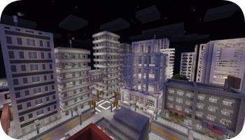 Block Angeles map for mcpe Affiche