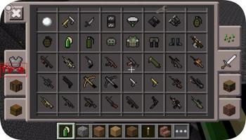 HD weapon mod for minecraft الملصق