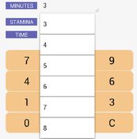 Stamina Calculator screenshot 1