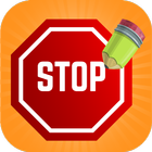 Dame la letra - Stop icon