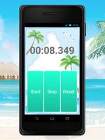 南国風ストップウォッチ&タイマー　シンプル無料アプリ スクリーンショット 1
