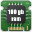 100 gb Storage Space cleaner : SIMULATED