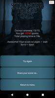 Quiz for Stranger Things captura de pantalla 3