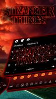 Stranger Thing Keyboard Theme Neon Red Wallpaper 截圖 2