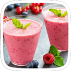 Milkshake de morango ícone