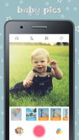 Baby Photo Story Editor- Milestones Photos Affiche