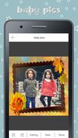 Baby Photo Story Editor- Milestones Photos ภาพหน้าจอ 2