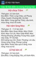 Lễ Hội Dân Gian Việt Nam capture d'écran 2