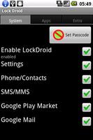 LockDroid protector Affiche