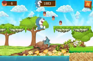 Super Doreamon Run in Cookie Jungle World Ekran Görüntüsü 2