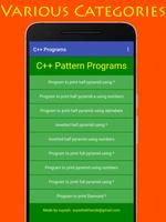C++ Programs capture d'écran 1