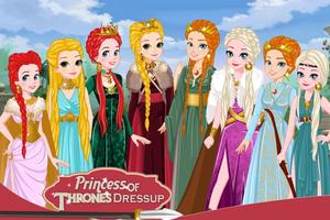 Princess of Thrones Dress up Affiche