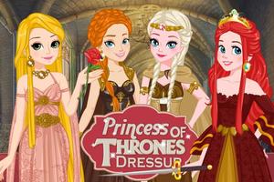 Princess of Thrones Dress up captura de pantalla 2