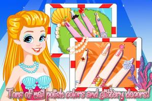 Mermaid Princess Nail Salon capture d'écran 3