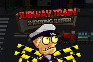 Subway Shooting Train Affiche