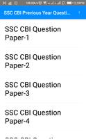 SSC CBI Previous Year Question Papers poster