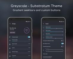 Greyscale - Substratum Theme capture d'écran 3