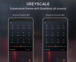 Greyscale - Substratum Theme الملصق