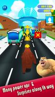 Boonie dablu bears subway road surfer adventure 3D plakat