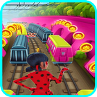 Subway Ladybug Clash run иконка