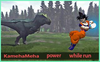 Subway Hero Goku Jungle Survivor rush screenshot 1
