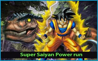 Subway Hero Goku Jungle Survivor rush screenshot 3