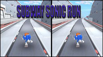 Subway Sonic Jump Run Game syot layar 3