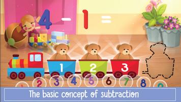 Math for Toddler - Subtraction, Count, and Learn poster