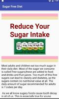 Reduce Sugar, be sugar smart avoid diabetes type 2 capture d'écran 1