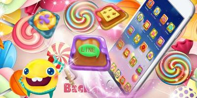 Candy Lolipop Theme اسکرین شاٹ 3