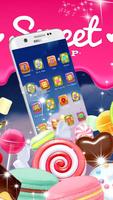 Candy Lolipop Theme Affiche