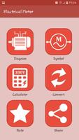 Electrical Motor calculator Wiring Diagram โปสเตอร์