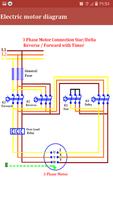 Electrical Motor calculator Wiring Diagram اسکرین شاٹ 1