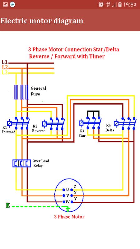 Electrical Motor calculator Wiring Diagram for Android ...