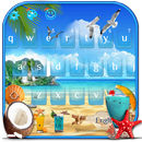APK Summer Beach Keyboard Theme
