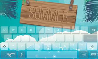 Summer Fresh Theme Keyboard 截图 3