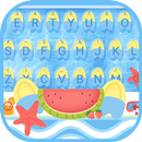 Summer Time Theme&Emoji Keyboard APK