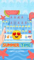 Summer Time Theme&Emoji Keyboard screenshot 1