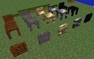 Voxelation Furniture Mod MCPE 스크린샷 1